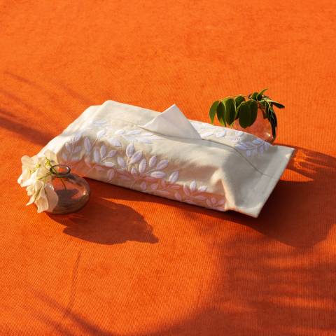 Summer Leaves Tissue Box Cover