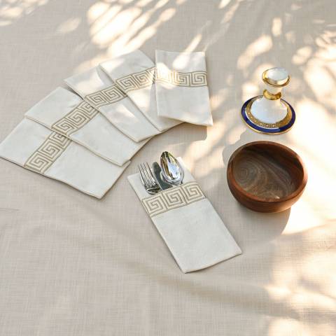 Greek Cutlery Sleeves Set
