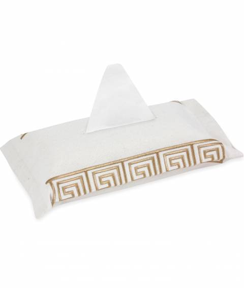 Greek Tissue Box Cover