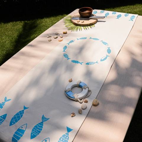 Fish Party Table Runner