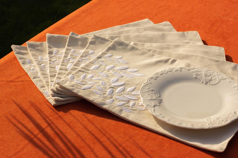 Summer Leaves Placemats Set