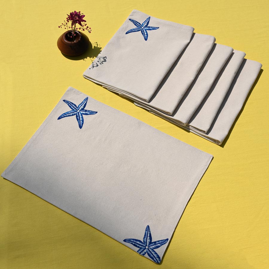 Starfish Placemats  Set