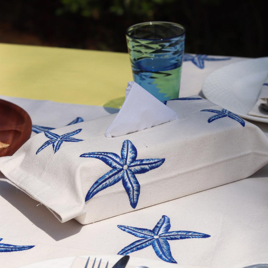 Starfish Tissue Box Cover