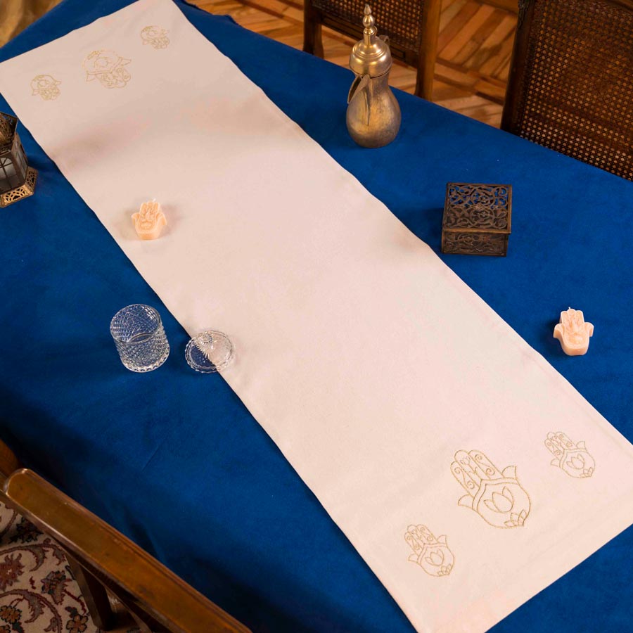Khamsa Table Runner