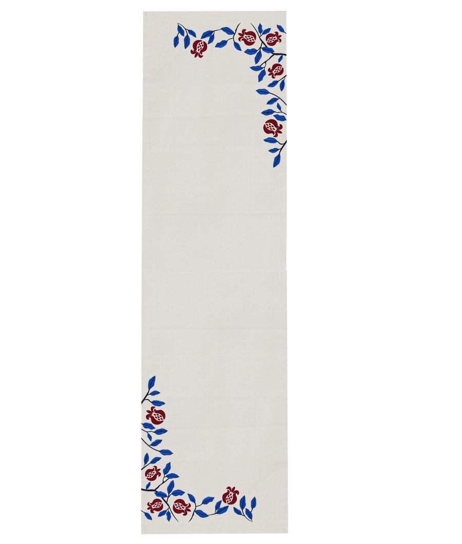 Pomegranate Field Table Runner