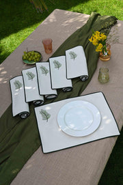 Spring Leaf Placematss  Set