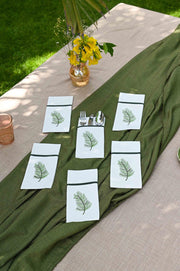 Spring Leaf Cutlery Sleevess Set