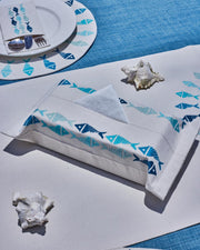 Flowing Fish Tissue Box Cover