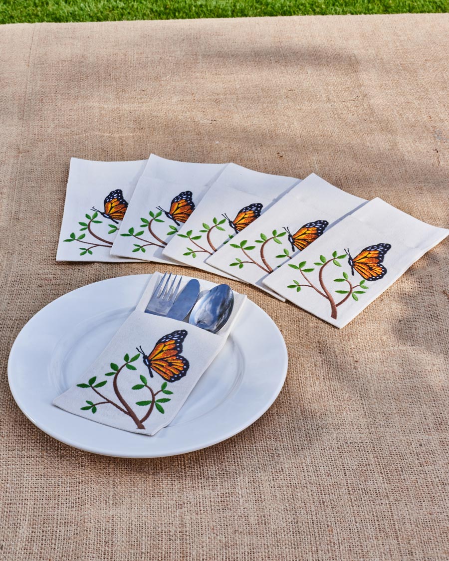 Flutter Cutlery Sleevess Set