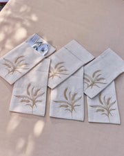 Golden Harvest Linen Cutlery Sleeves Set