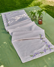 Lavender Bloom Table Runner