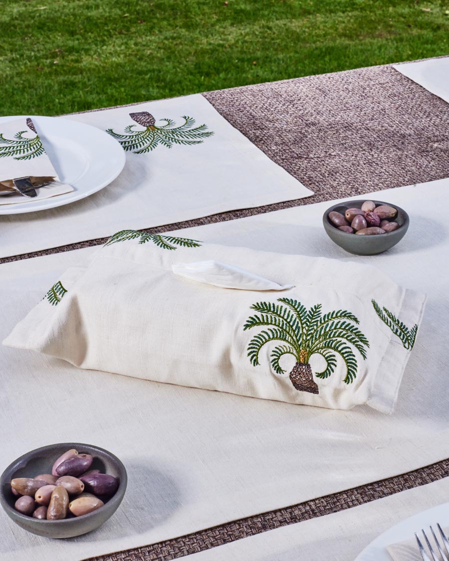 Lina Linen Tissue Box Cover