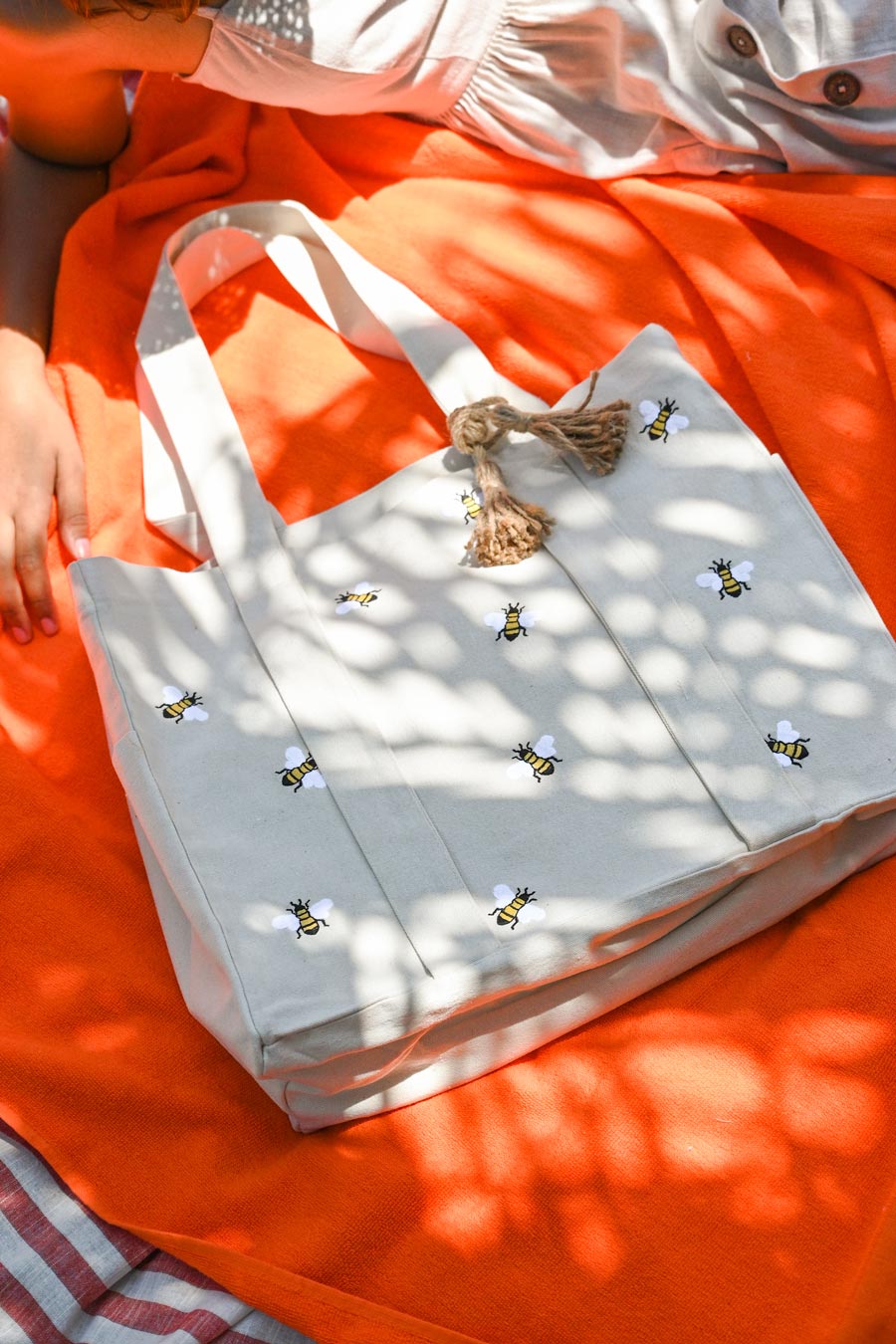 Bumblebee Beach Bag