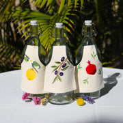 Set of 3 Blooms Bottle Aprons