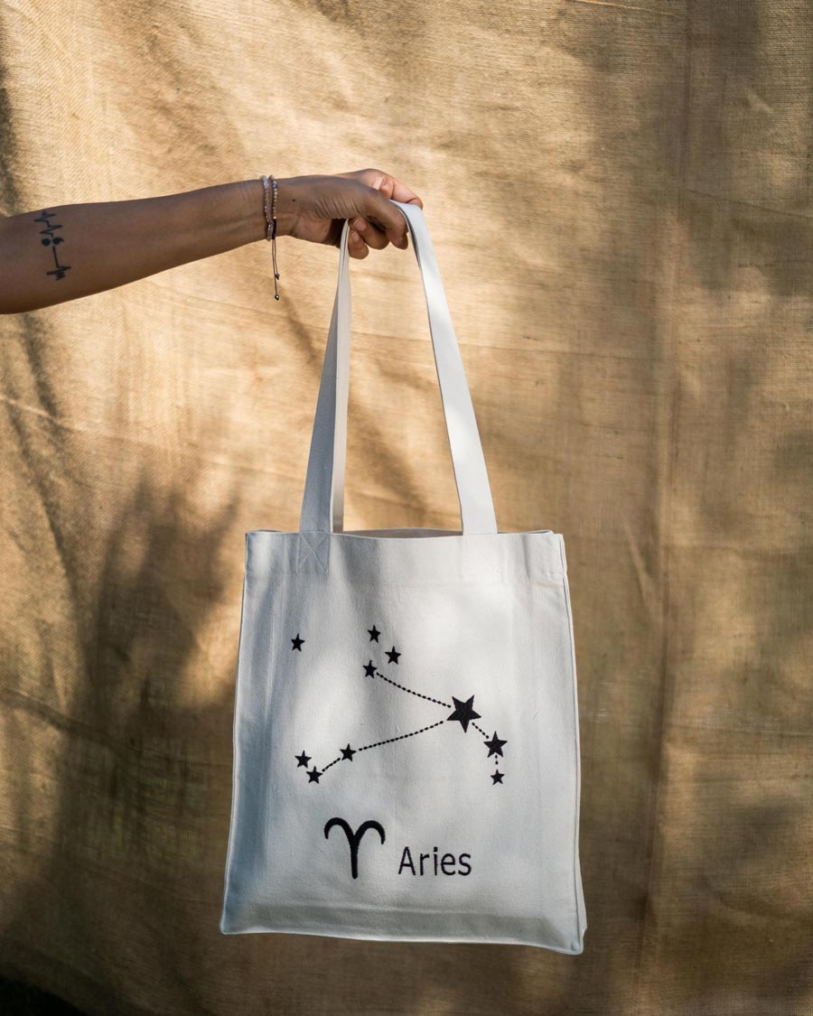 Horoscope Tote Bag Aries
