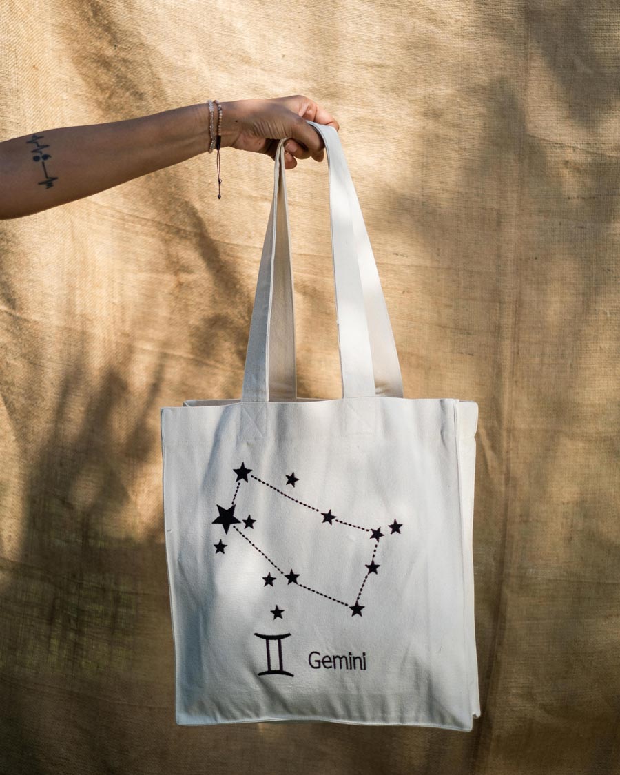Horoscope Tote Bag Gemini