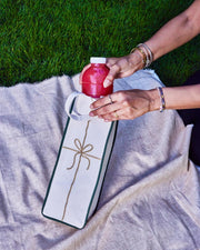Golden Ribbon Bottle Bag Gold * Zaity
