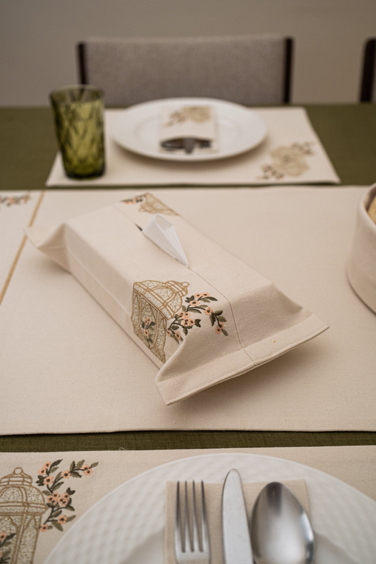 Blooming Lantern Tissue Box Cover