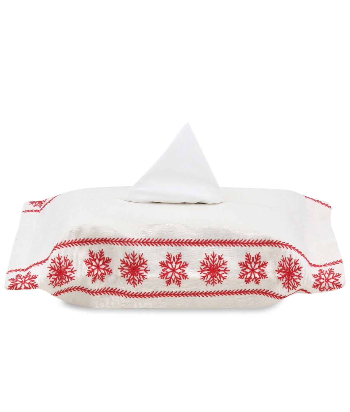 Snowfall Tissue Box Cover