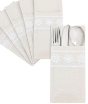 Snowfall Cutlery Sleeves Set
