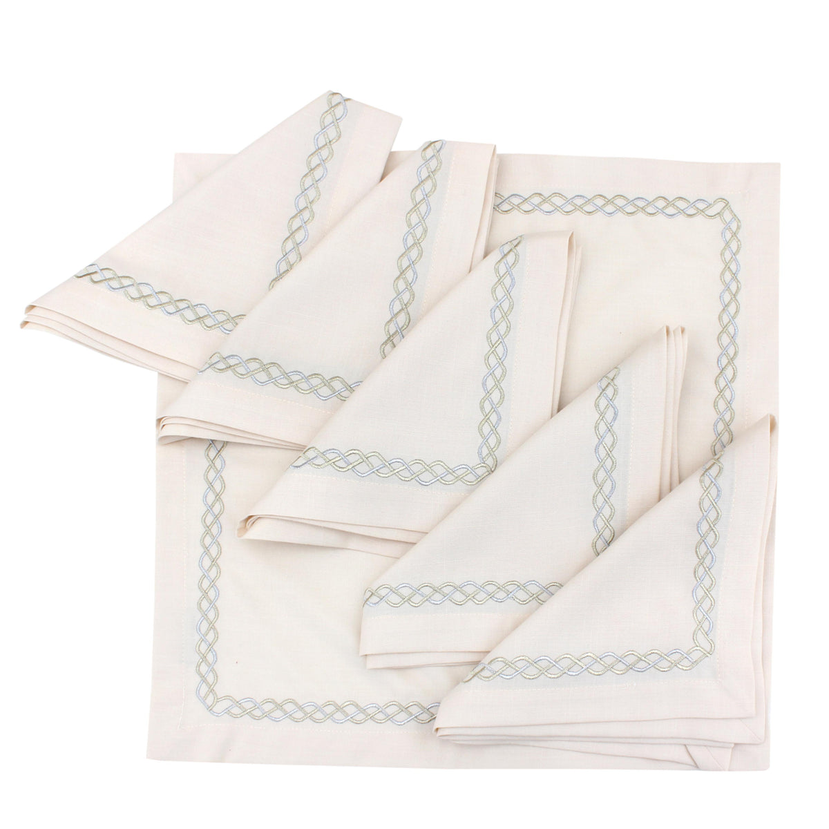 The Regal Braid Napkins Set
